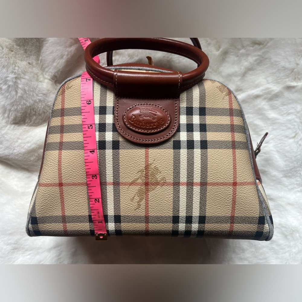 Vintage Rare Burberry Haymarket Plaid Purse - Picture 15 of 15